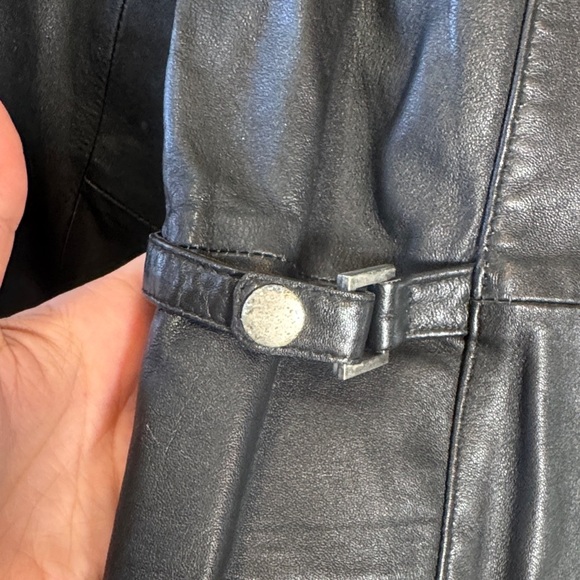 Style & Co. Women's Sleek Black Leather Jacket - Picture 4 of 9